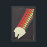 Millennium Falcon Retro Rainbow Graphic Trifold Wallet<br><div class="desc">Star Wars: A New Nostalgia Classic | Check out this retro-style graphic,  featuring the silhouette of the Millennium Falcon leaving a rainbow trail of light beams behind!</div>