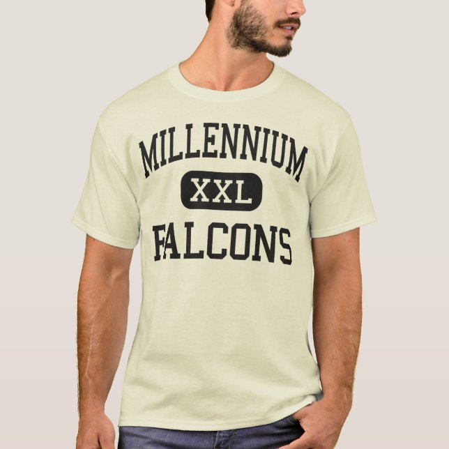 Millennium - Falcons - High - Tracy California T-Shirt (Front)