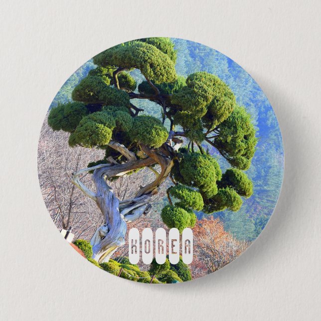 Millennium Juniper of South Korea Button (Front)