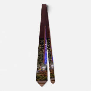 Millennium Park Spring Season Night Neck Tie