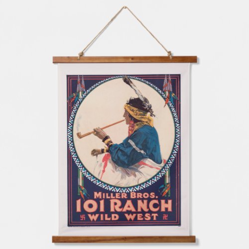 Miller Bros 101 Ranch Wild West Circus Poster Hanging Tapestry