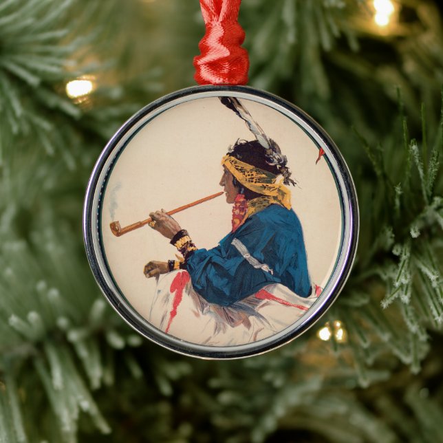 Miller Bros. 101 Ranch, Wild West Circus Poster Metal Ornament (Tree)