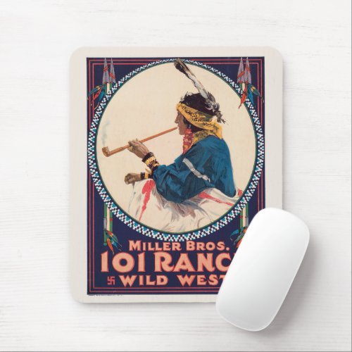 Miller Bros 101 Ranch Wild West Circus Poster Mouse Pad