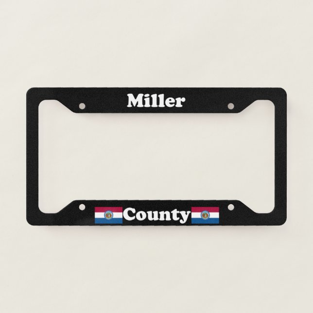 Miller County Missouri LPF License Plate Frame (Front)