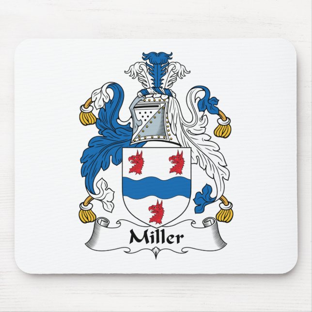 Miller Family Crest Mouse Pad (Front)
