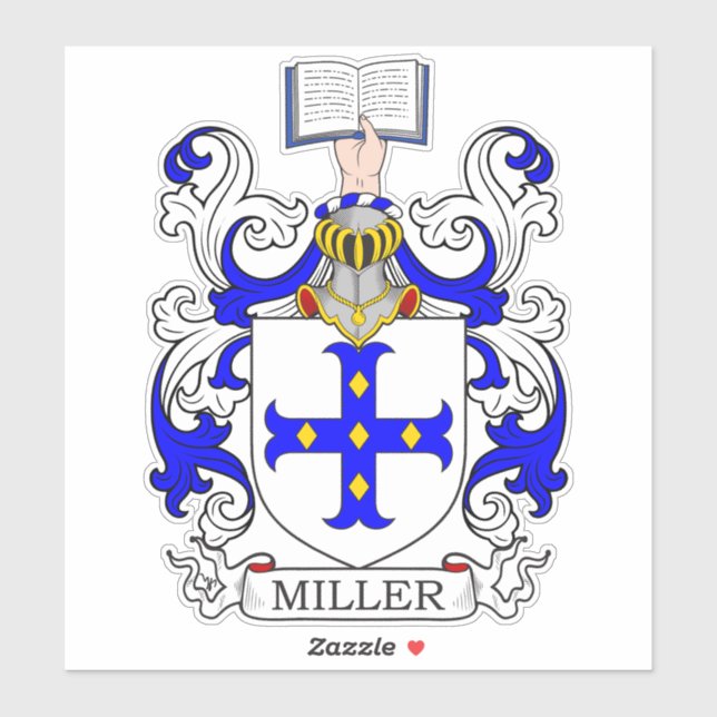 Miller Family Crest Sticker (Sheet)