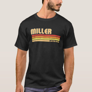MILLER Funny Personalized Title Profession Birthda T-Shirt