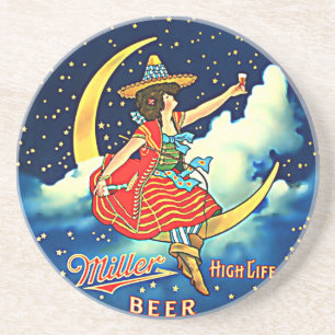 Miller High Life Stone Coaster