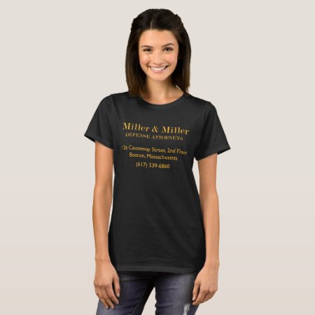 Miller Miller Defense Attorneys Women's T-shirt