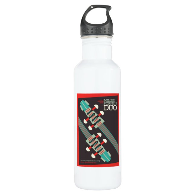 Miller-Porfiris Duo Stainless Steel Water Bottle (Front)
