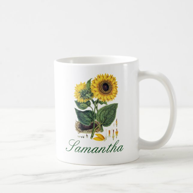 Miller: Sunflower Coffee Mug (Right)