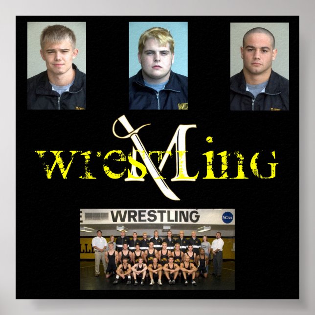 Millersville Wrestling Poster (Front)