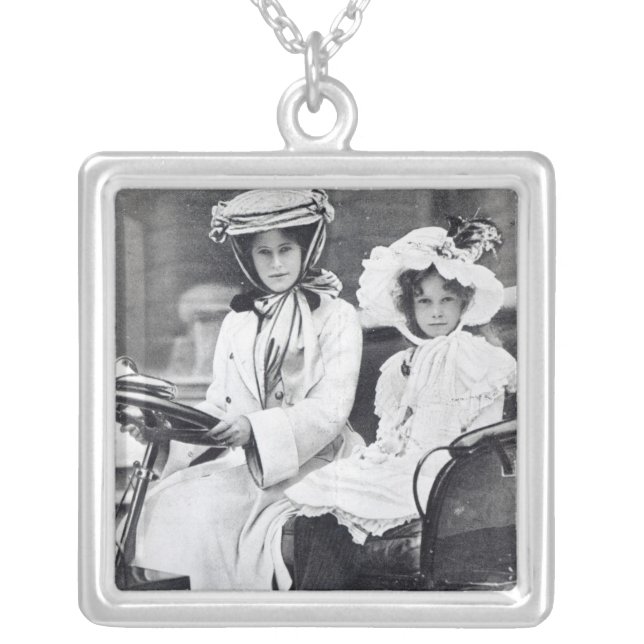 Millicent Duchess of Sutherland and her daughter Silver Plated Necklace (Front)