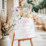 Millie Floral Love In Bloom Bridal Shower Welcome Poster<br><div class="desc">This bridal shower welcome sign features a soft watercolor spring floral design. The script heading is an image that cannot be edited. All of the other text is fully editable. For more advanced customization of this design,  simply select the "Customize It" button above.</div>