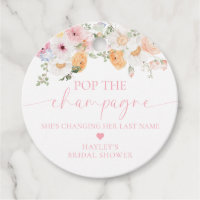 Millie Floral Pop the Champagne Bridal Shower