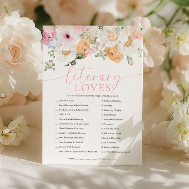 Millie Literary Loves Game Invitation (Creator Uploaded)