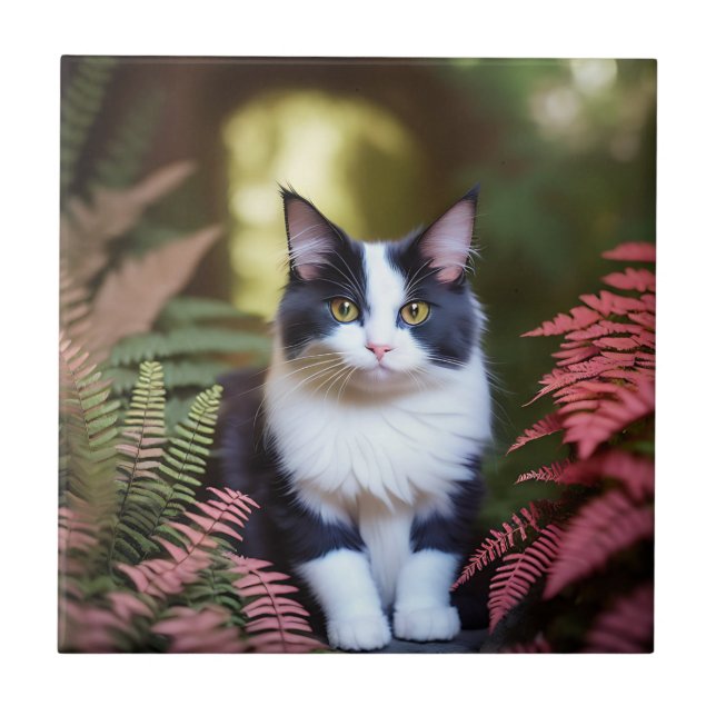 Millie The Ragdoll Cat,  Ceramic Tile (Front)