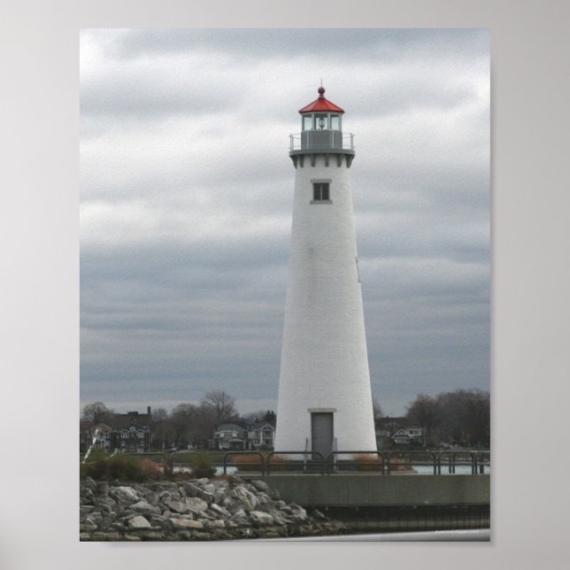Milliken State Harbor Lighthouse Poster (Front)