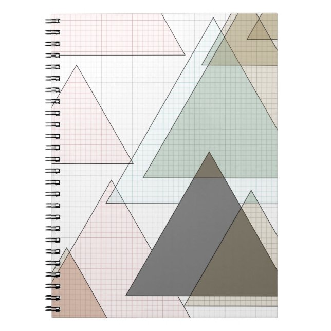 millimeter paper triangle graph paper notebook (Front)