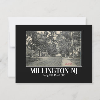 Millington NJ Rural Scene 1910s Vintage Inspired Postcard