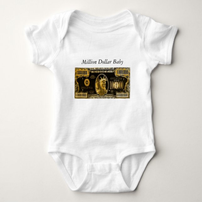 Million Dollar Baby T-Shirt Baby Bodysuit (Front)