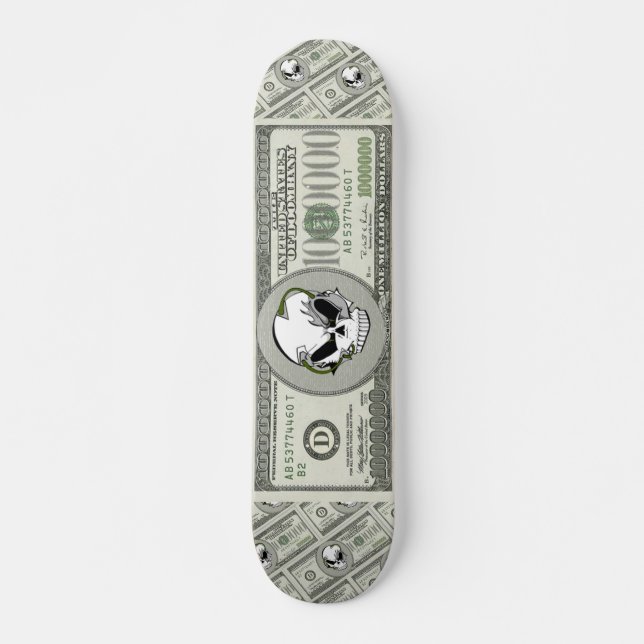 Million dollar doom skateboard deck (Front)