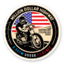Million Dollar Highway Colorado Motorcycle Sticker