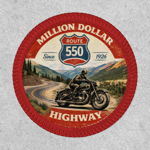  Million Dollar Highway Route 550 motorcycle gifts Patch