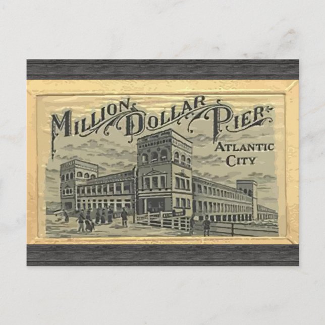 Million Dollar Pier Atlantic City, Vintage Postcard (Front)