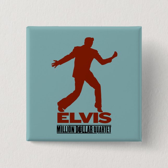 Million Dollar Quartet Elvis Button (Front)