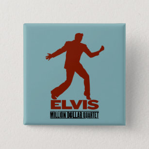 Million Dollar Quartet Elvis Button