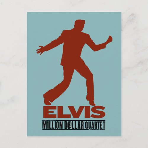 Million Dollar Quartet Elvis Postcard