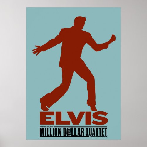 Million Dollar Quartet Elvis Poster