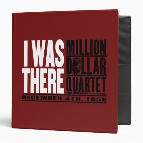 Million Dollar Quartet I Was There Binder