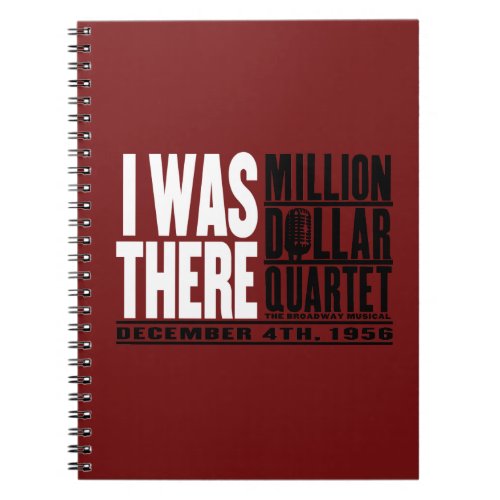 Million Dollar Quartet I Was There Notebook
