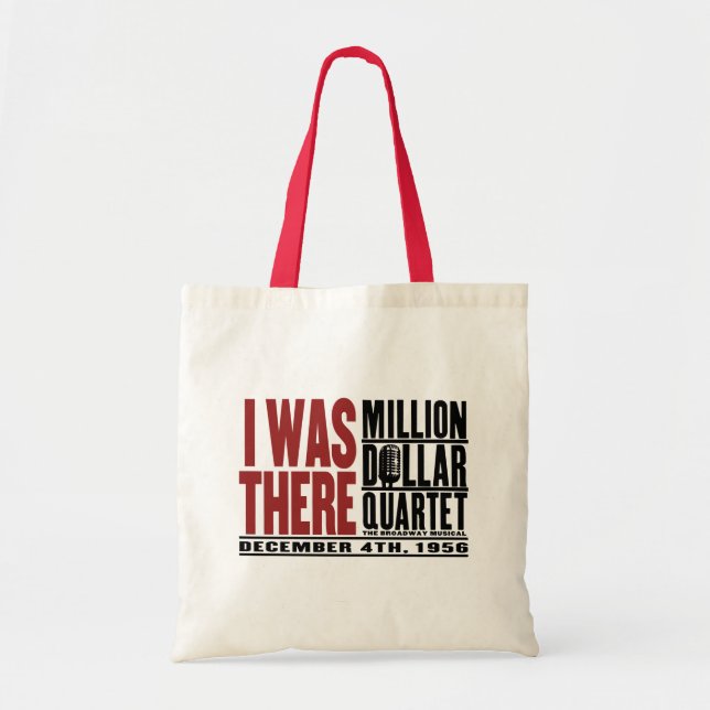 Million Dollar Quartet "I Was There" Tote Bag (Front)