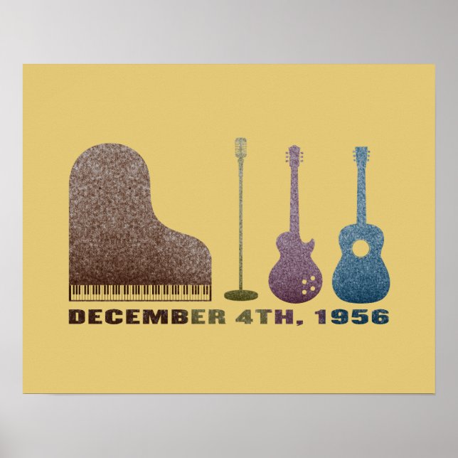 Million Dollar Quartet Instruments - Color Poster (Front)