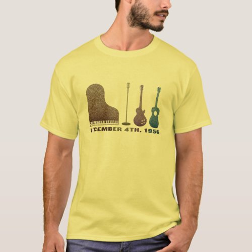 Million Dollar Quartet Instruments _ Color T_Shirt
