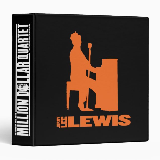 Million Dollar Quartet Lewis 3 Ring Binder (Front/Spine)
