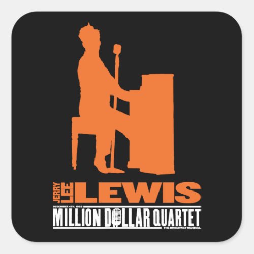 Million Dollar Quartet Lewis Square Sticker