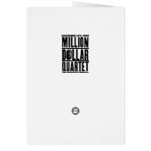 Million Dollar Quartet Lewis Type Cards (Back)