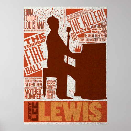 Million Dollar Quartet Lewis Type Poster