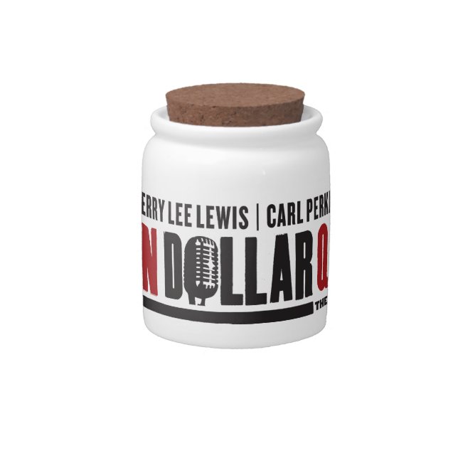 Million Dollar Quartet Logo Candy Jar (Front)