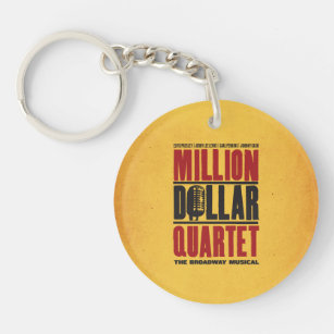 Million Dollar Quartet Logo Keychain