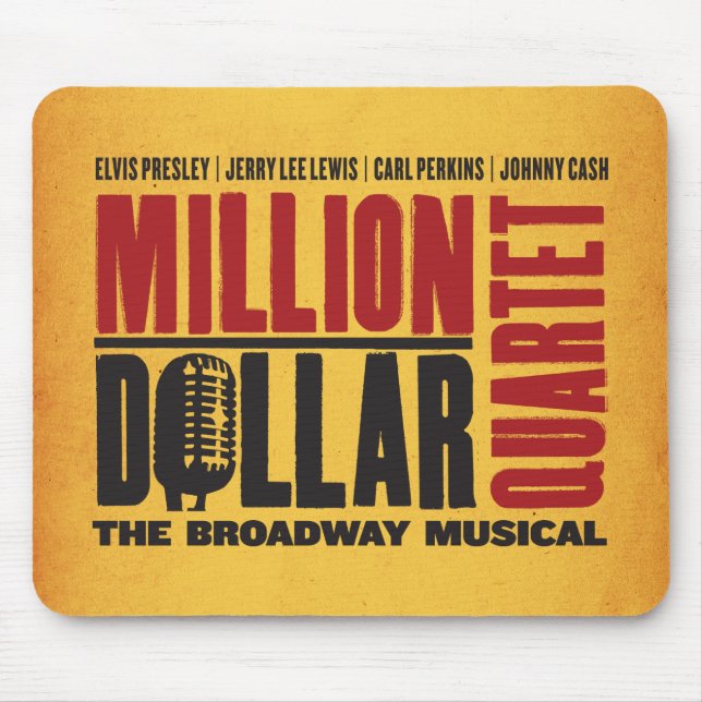 Million Dollar Quartet Logo Mouse Pad (Front)
