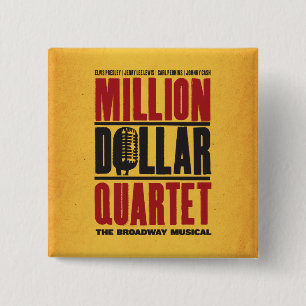 Million Dollar Quartet Logo Pinback Button