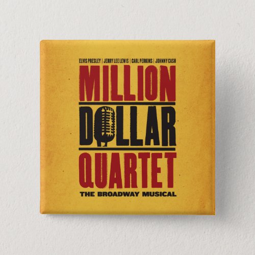 Million Dollar Quartet Logo Pinback Button