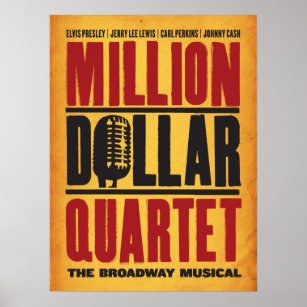Million Dollar Quartet Logo Poster