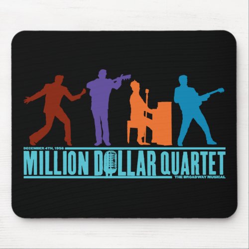 Million Dollar Quartet On Stage Mouse Pad