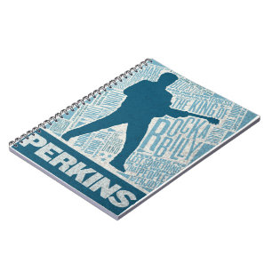 Million Dollar Quartet Perkins Type Notebook